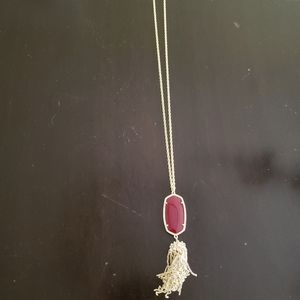 Kendra Scott Rayne Long Pendant Necklace In Gold